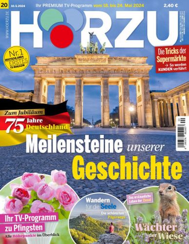 Cover: H&ouml;rzu Fernsehzeitschrift No 20 vom 10  Mai 2024