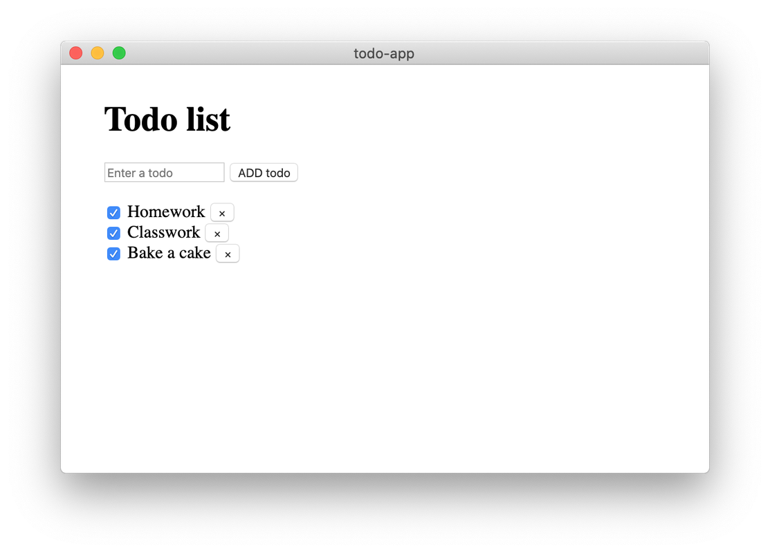 Minimal todo