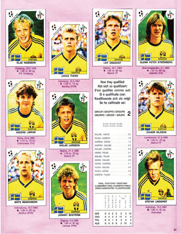 Album Panini Italia 1990-29