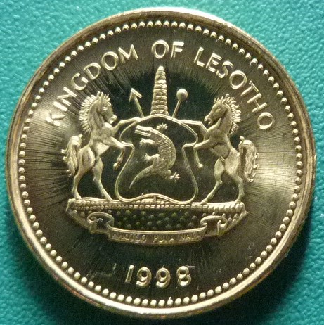 50 Lisente. Lesotho (1998) LES-50-Lisente-1998-anv