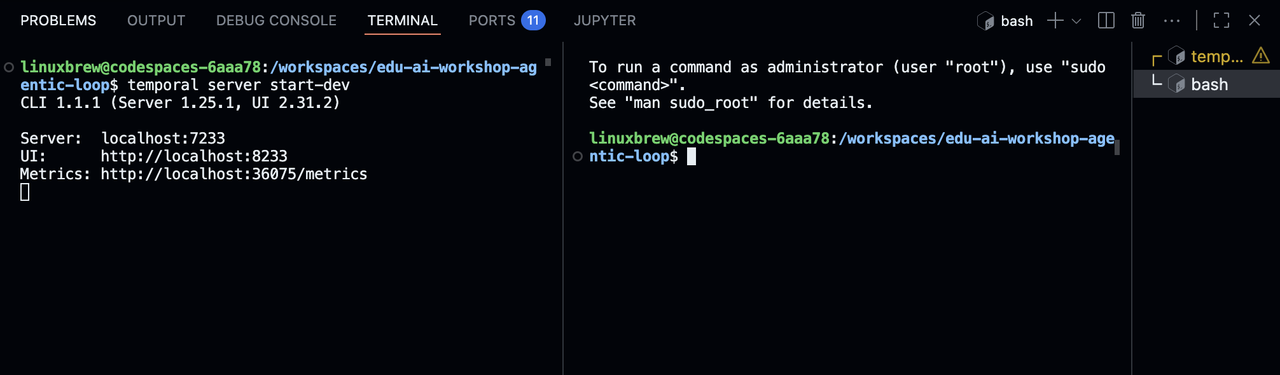 10 — Working Terminals