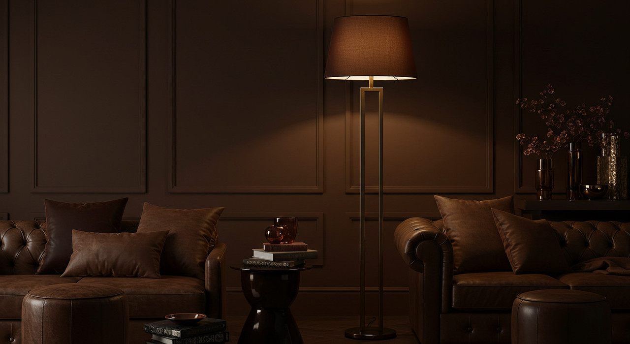 интерьер в коричневом цвете