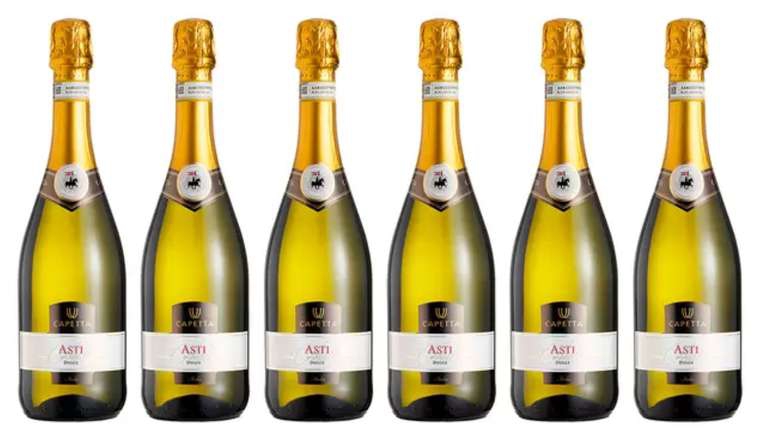 Costco: Vino Blanco Espumoso Asti Capetta 6/750ml 
