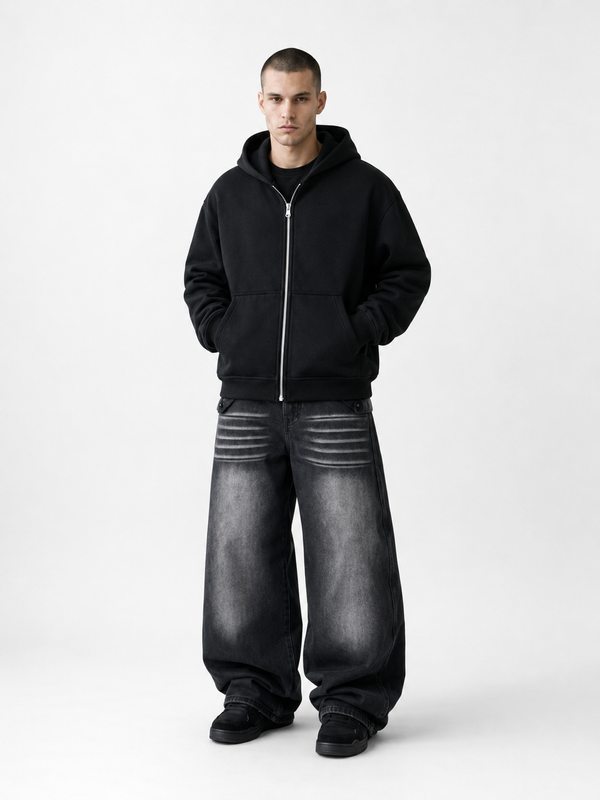 Hoodie en uso