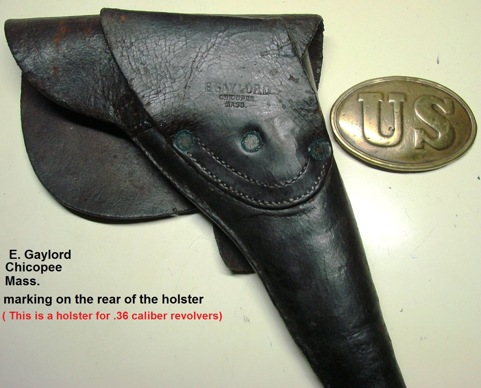 E. Gaylord manufactured  holster for the Navy caliber revolvers  - Copy