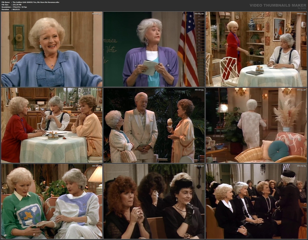 The Golden Girls S04E01 Yes, We Have No Havanas.mkv