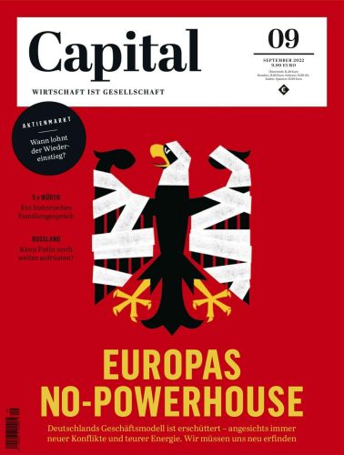 Cover: Capital Wirtschaftsmagazin No 09 September 2022