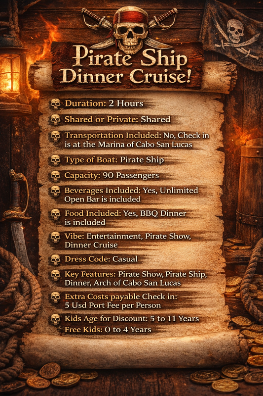 Pirate Dinner Show and Cruise in Cabo San Lucas