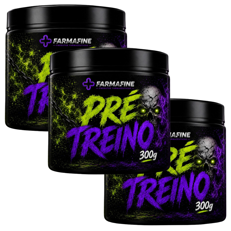 Pré-Treino Farmafine — 3 potes