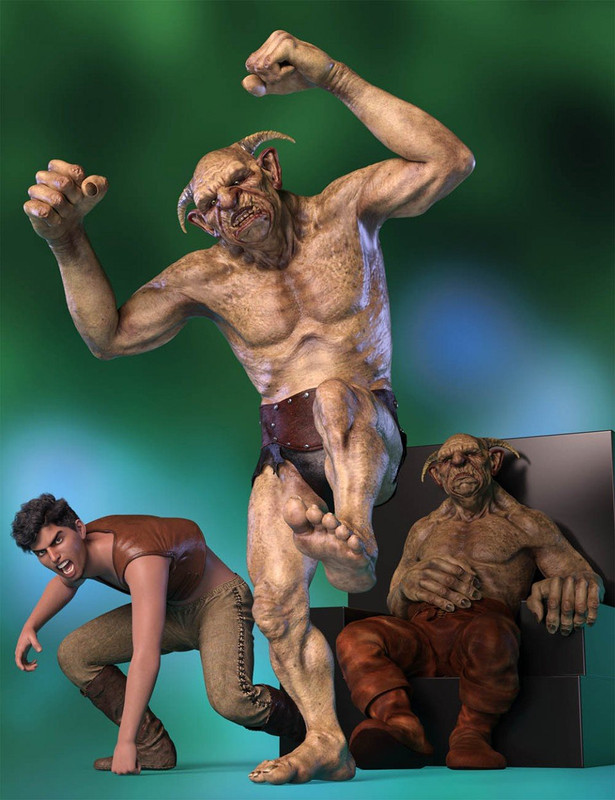 fickle poses and expressions for troll hd and genesis 8 male 00 main daz3d