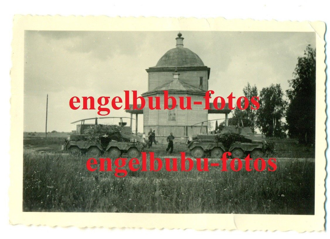 FOTO - PANZER - PANZER-AUFKLÄRUNG - 2 SdKfz 263 mit G