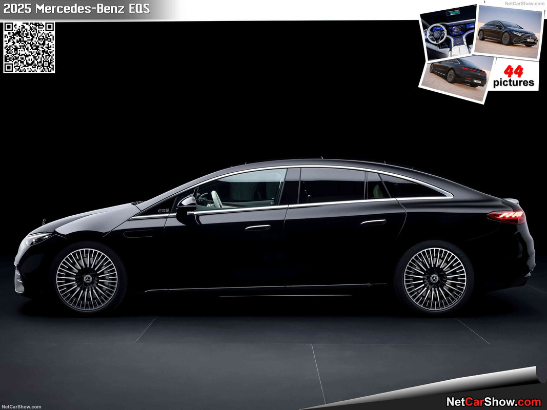 Mercedes Benz EQS 2025 Side Profile 9f359793