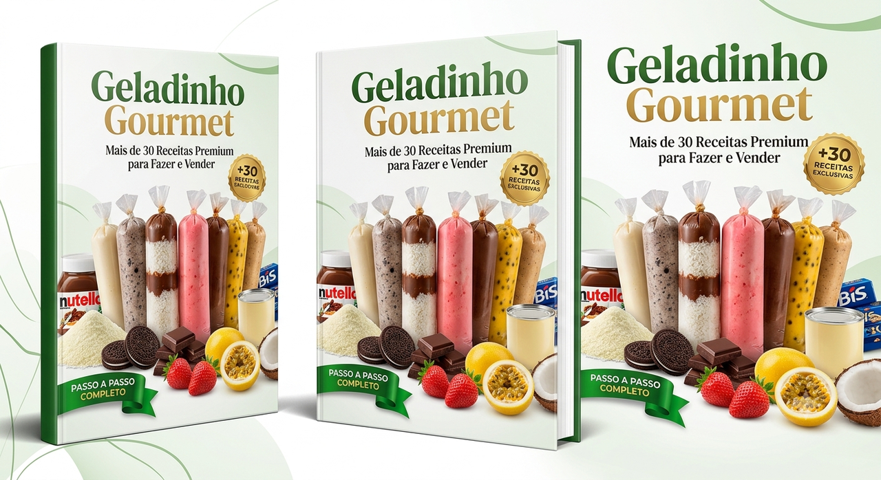 Capa do E-book Geladinho Gourmet