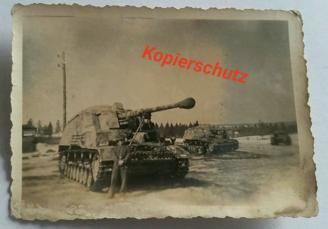 Orig.Foto Panzer Sdkfz Panzerjäger Nashorn Tarna