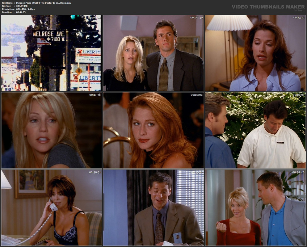 Melrose Place S06E04 The Doctor Is In... Deep.mkv