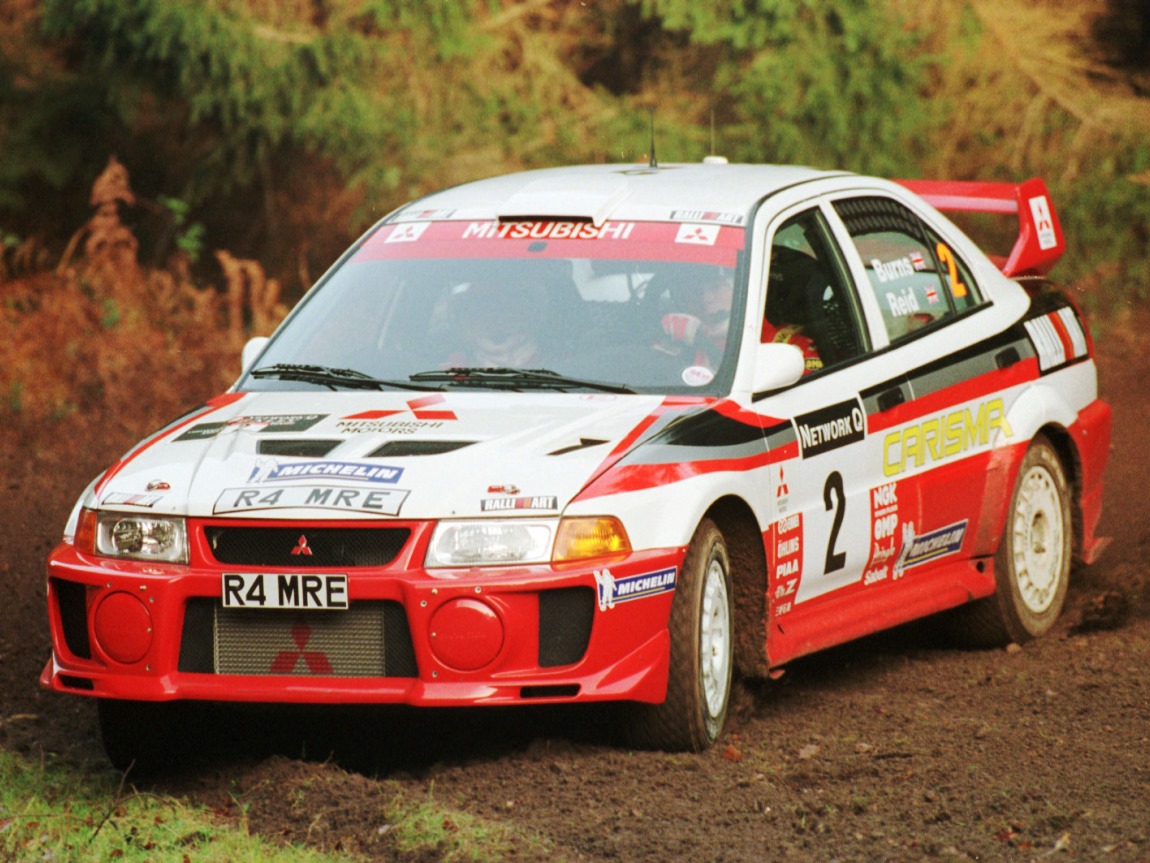 WOW EXTREMELY RARE Mitsubishi Lancer Evo5 WRC Burns Winner