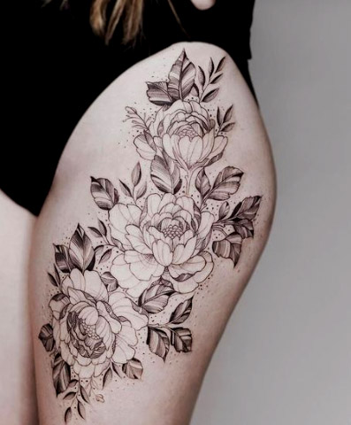 Black-and-white-flower-tattoo 512235 (25)
