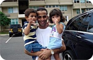 Arcangel with his children