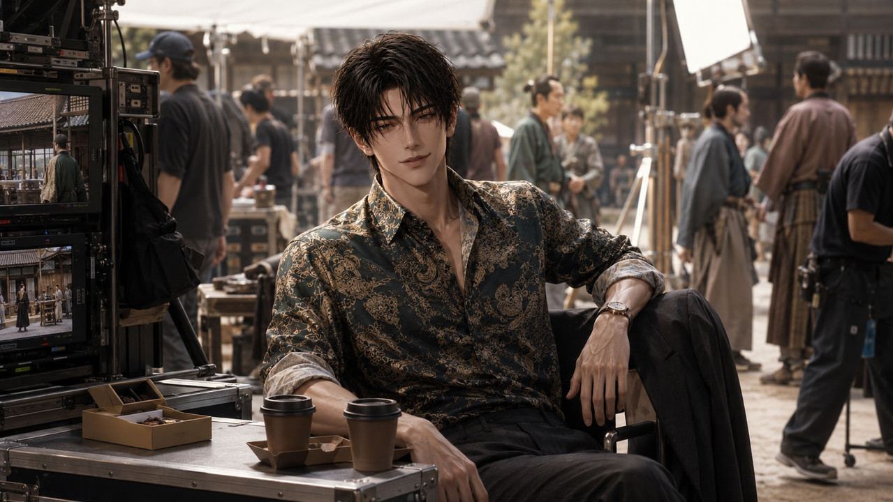 Kuse Seishin Visiting a Set