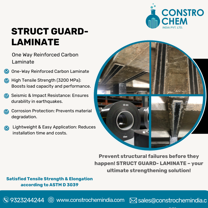 STRUCT GUARD- LAMINATE - One-Way Reinforced Carbon Laminate