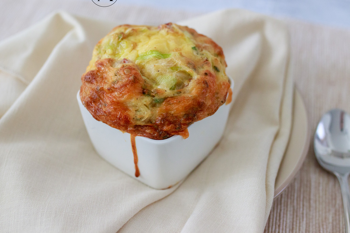 Bacon & Leek Soufflé Omelette Bacon & Leek Soufflé Omelette