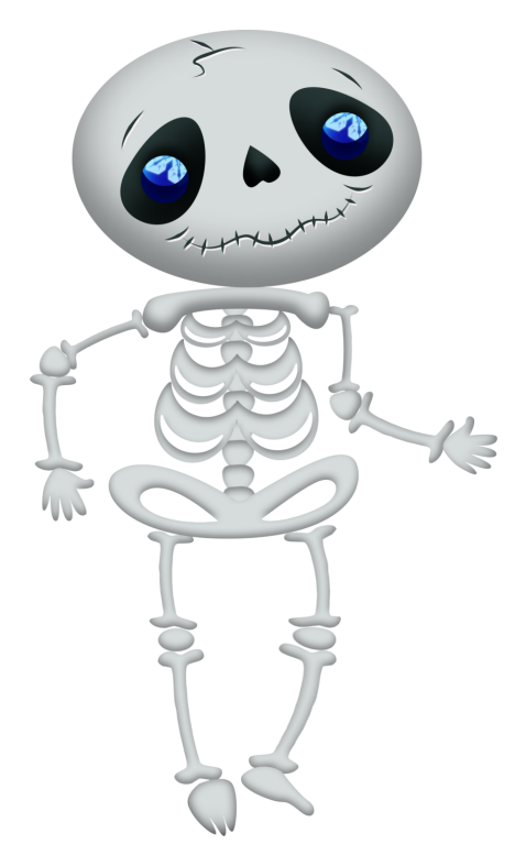 Halloweenpumpkitdnskeleton