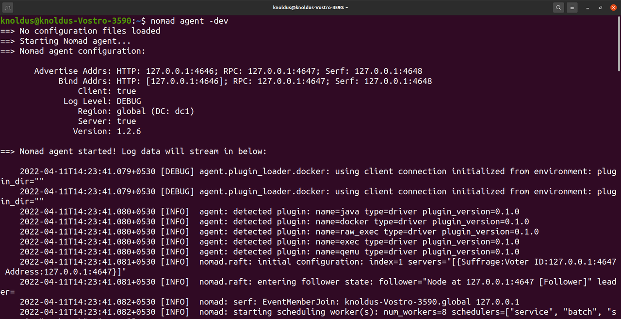 server and client mode