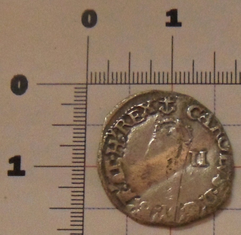 Charles I Halfgroat Tower Mint Obverse