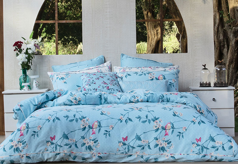 Blue Bed Sheet Set by ideas HOME