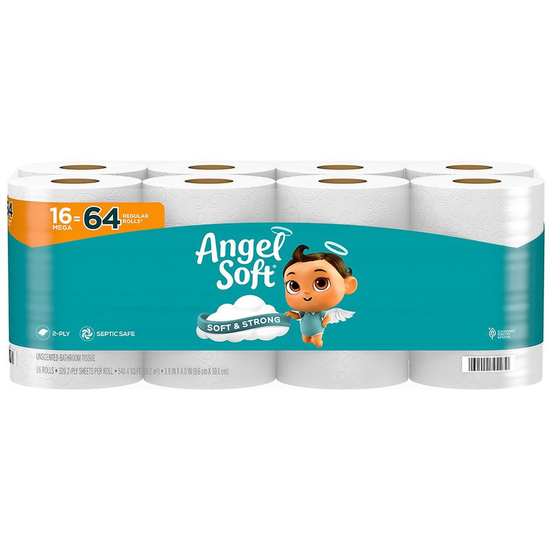 Score 16-Pack Angel Soft Mega Roll Bath Tissue at 45% Off: Walgreens Deal Alert Score 16-Pack Angel Soft Mega Roll Bath Tissue at 45% Off: Walgreens Deal Alert