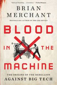 The cover for Blood in the Machine