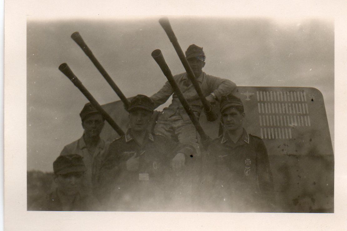 Luftwaffe 2cm Flak 38 Vierling Geschütz 1944 Orden Abschüsse 54 Treffer Bilanz