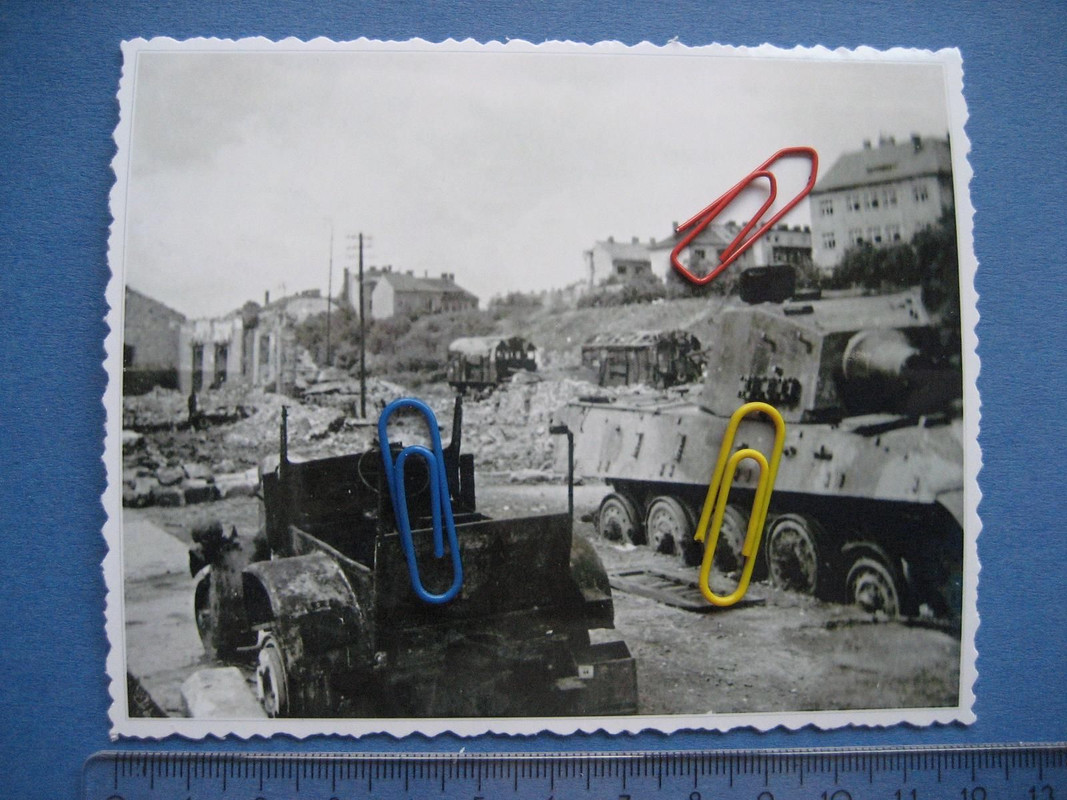 Photo 528,Panzer,Tank, WW2, k.o. Tiger II, König