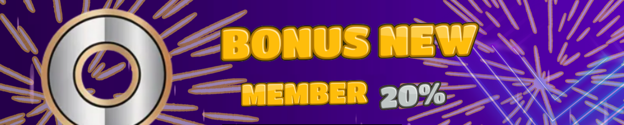 BONUS NEW MEMBER 20%