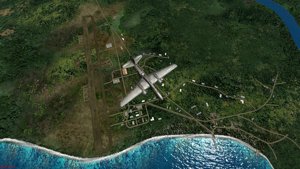 A-20G over Lae