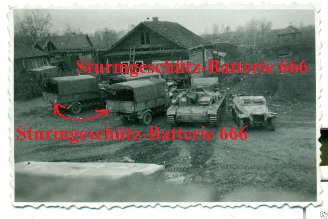 STUG-BATTERIE 666 - STURMGESCHÜTZ - TARNUNG - Fz