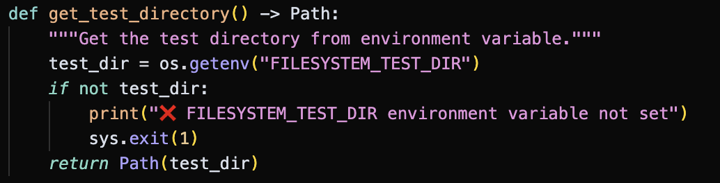 Check Target Directory