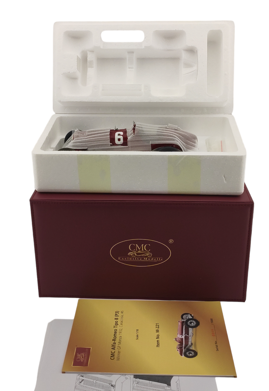 Alfa Romeo P3 Caracciola, Winner GP Monza 1932 #6  CMC M-221 (3)