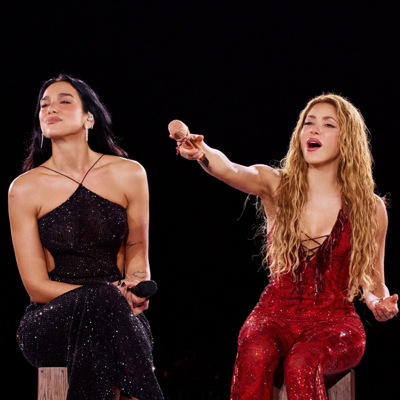 Dua Lipa Sheer Dress Shakira9