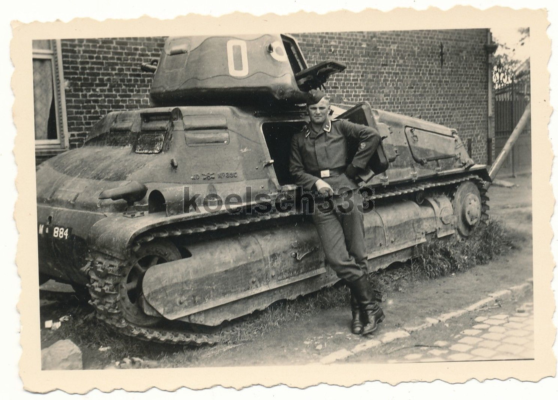 Cambrai aufgegebener französischer SOMUA Panzer 