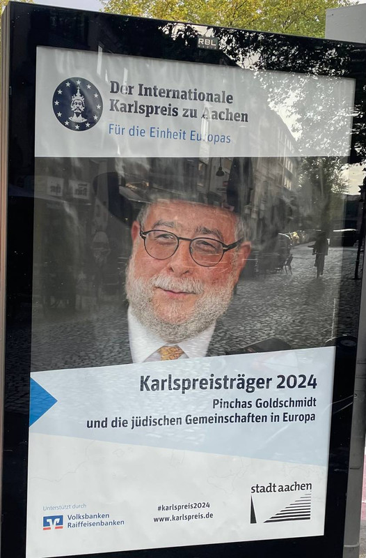 Europos rabinų konferencijos pirmininkas Pinchasas Goldschmidtas