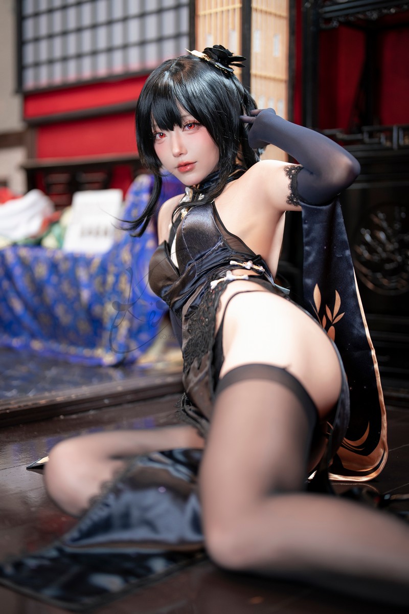 切切Celia 镇海 Cosplay Azur Lane 写真图集 32P插图2