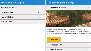 Applied Interaction Design Accordion Folds