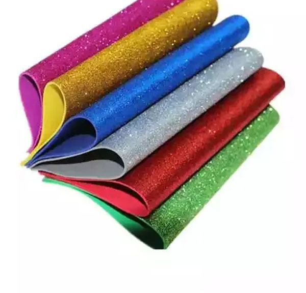 Fomi foamy Escarchado 4 Cartas 55 x43 cm Colores Surtidos 2mm 1PZ