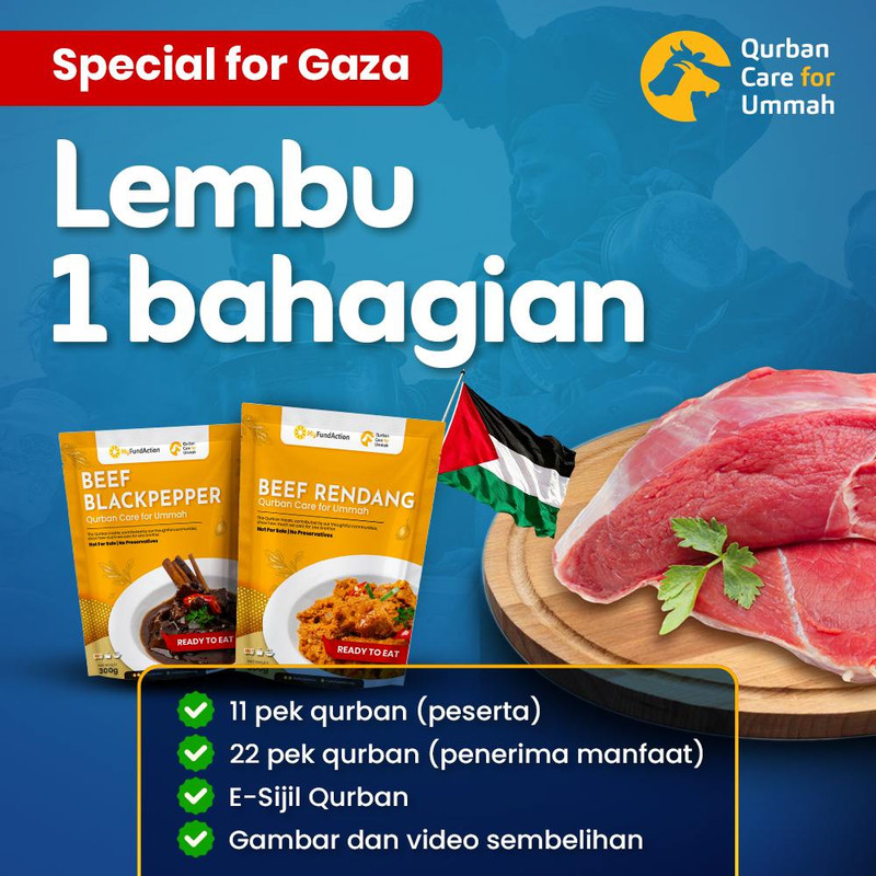 Qurban 2025 1 bahagian lembu