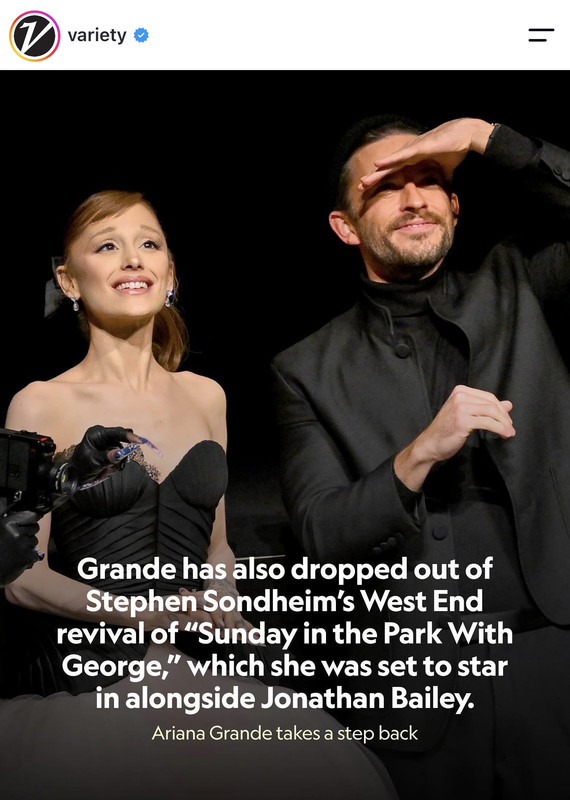 Re: Jonathan Bailey and Ariana Grande in SITPWG?