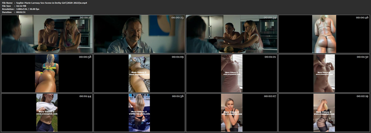 Sophie-Marie Larrouy Sex Scene in Derby Girl (2020-2022)w.mp4