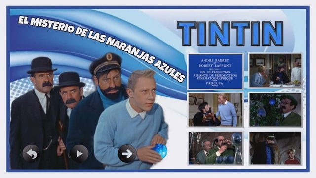 3 - Tintín y El Misterio de las Naranjas Azules [DVD5Custom] [Pal] [Cast/Fr] [Sub:Cast] [Aventuras] [1964]