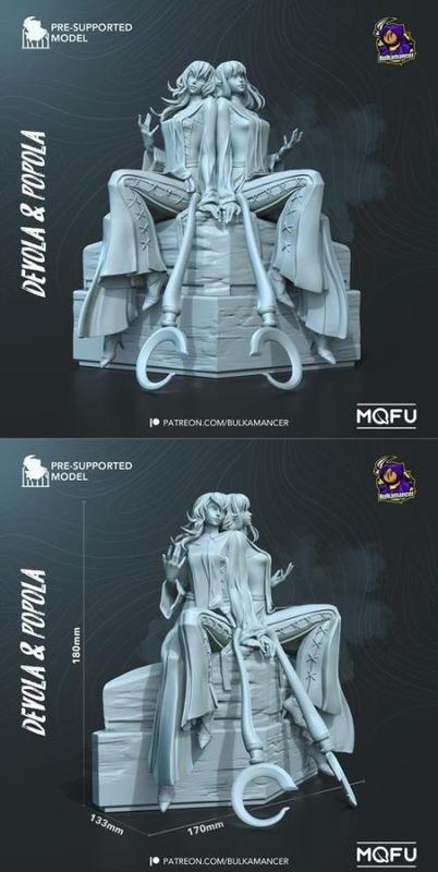 Devola and Popola (Nier) - Bulkamancer – 3D Print