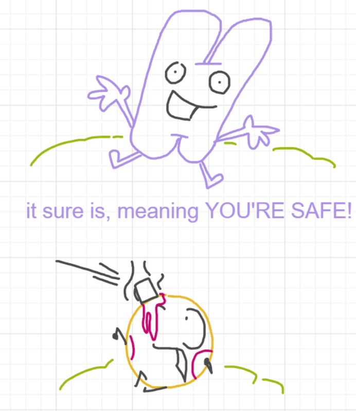 A panel from Ready Oar Knot, episode three of the Board Boards object show by Furretwalk/WalkingFurret.